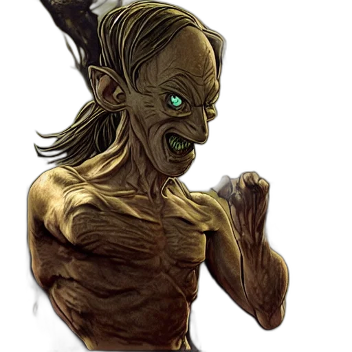 creature, mask, face, staff transparent PNG cut-out