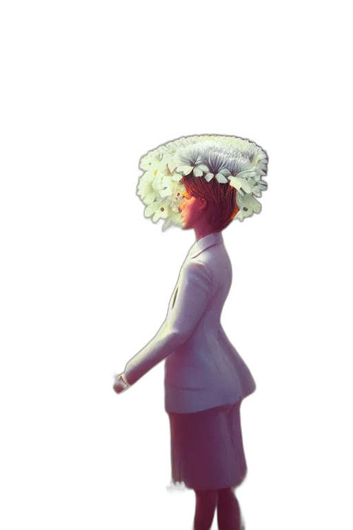 umbrella, hat, crown, flower transparent PNG cut-out
