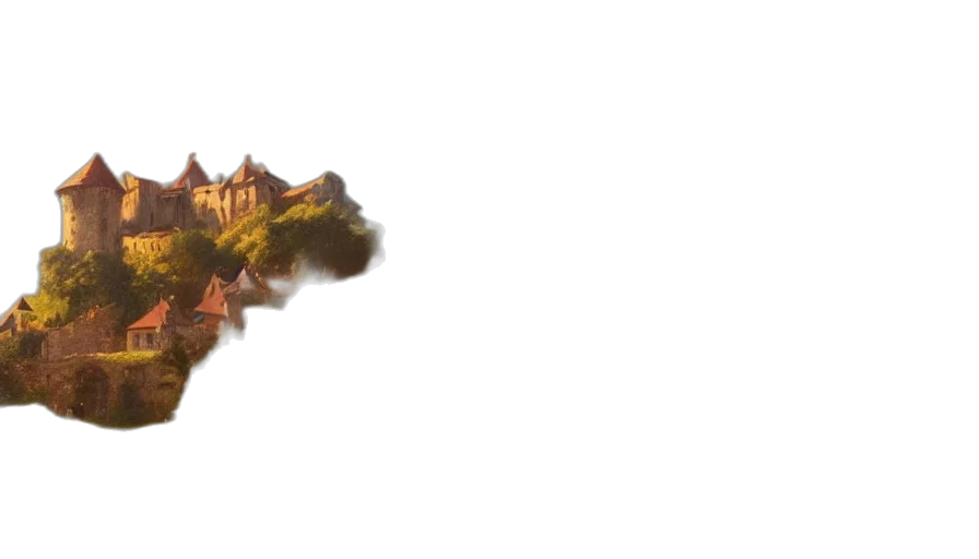 dragon, weapon, crown, flower transparent PNG cut-out