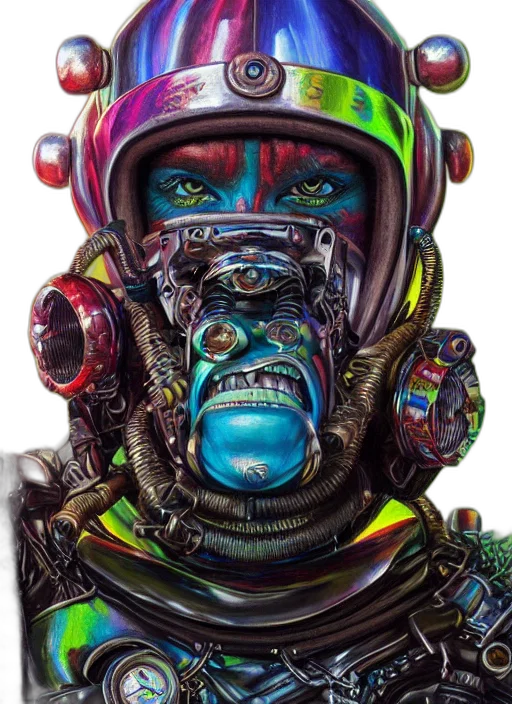 robot, face, mask, creature transparent PNG cut-out