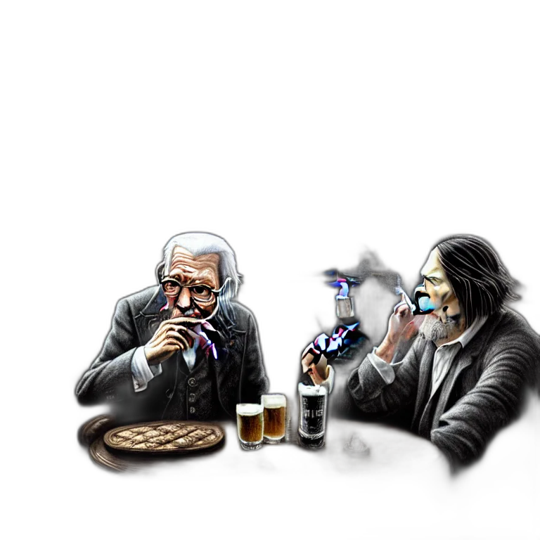 cyberpunk, concept art, pixel art, fantasy art transparent PNG cut-out