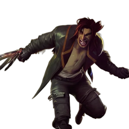 jacket, staff, weapon, concept art transparent PNG cut-out