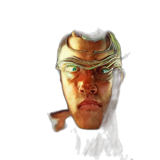 mask, face, dragon, staff transparent PNG cut-out