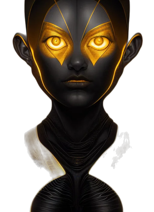 mask, face, robot, creature transparent PNG cut-out