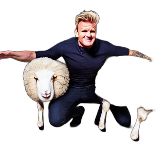 animal, pixel art, gordon, ramsay transparent PNG cut-out