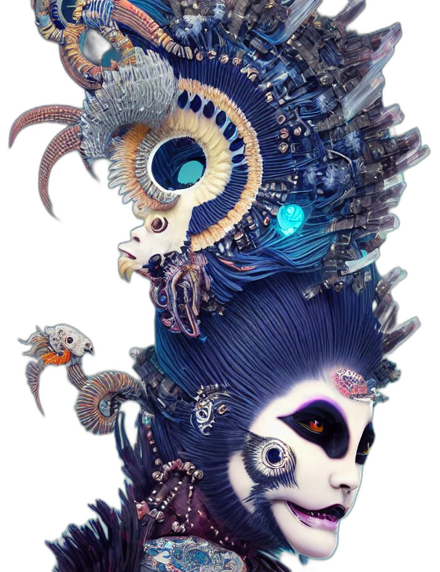 mask, creature, dragon, animal transparent PNG cut-out