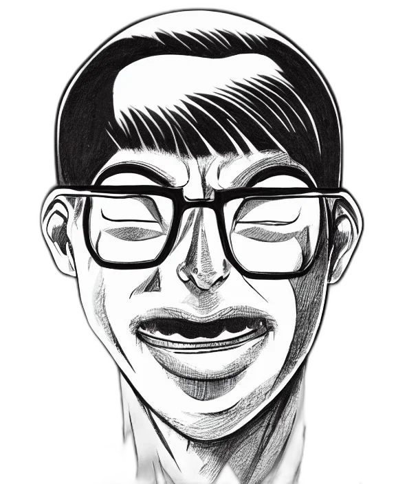 face, staff, mask, comic book art transparent PNG cut-out
