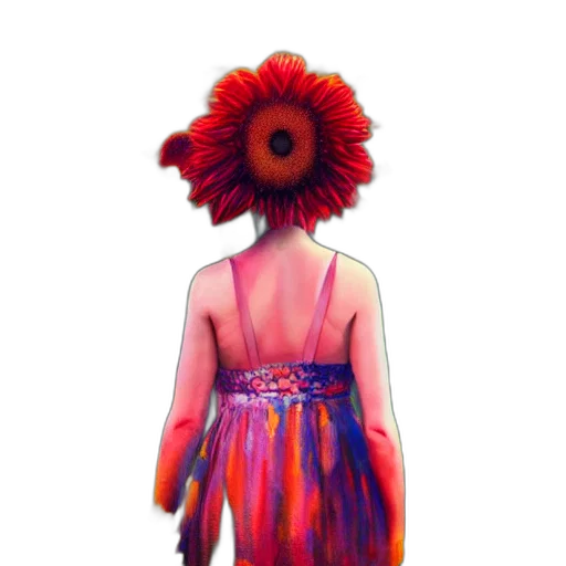 dress, flower, crown, hat transparent PNG cut-out