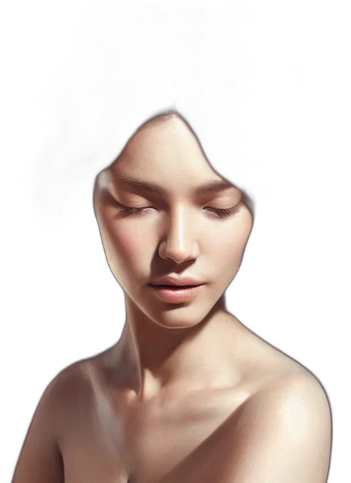 face, mask, crown, hair transparent PNG cut-out