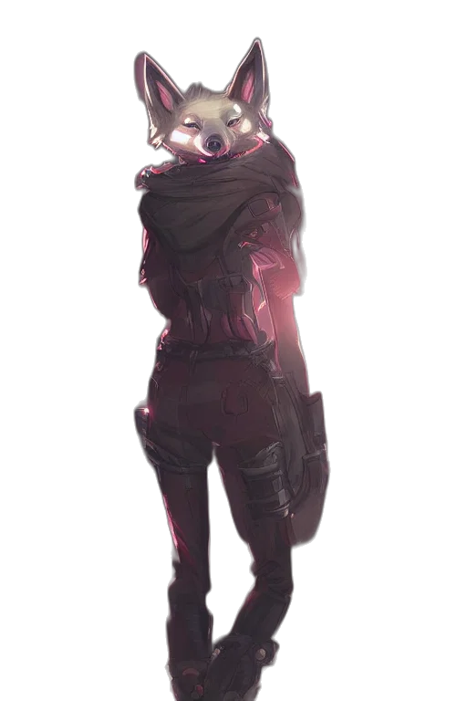 staff, mask, jacket, weapon transparent PNG cut-out
