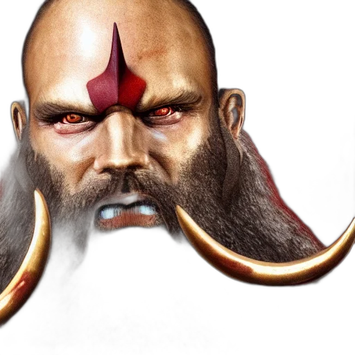 face, concept art, fantasy art, photorealistic transparent PNG cut-out