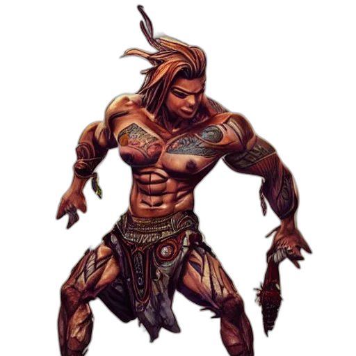 fantasy art, concept art, comic book art, pixel art transparent PNG cut-out