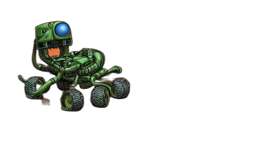 robot, weapon, creature, concept art transparent PNG cut-out