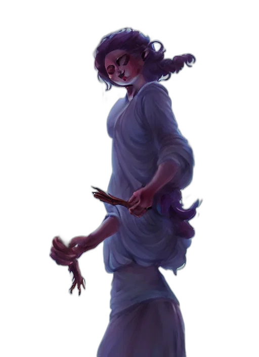 staff, creature, weapon, face transparent PNG cut-out