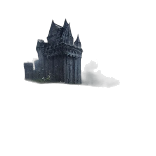 building, crown, dragon, staff transparent PNG cut-out