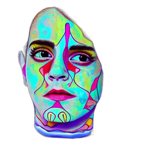 mask, face, robot, jacket transparent PNG cut-out
