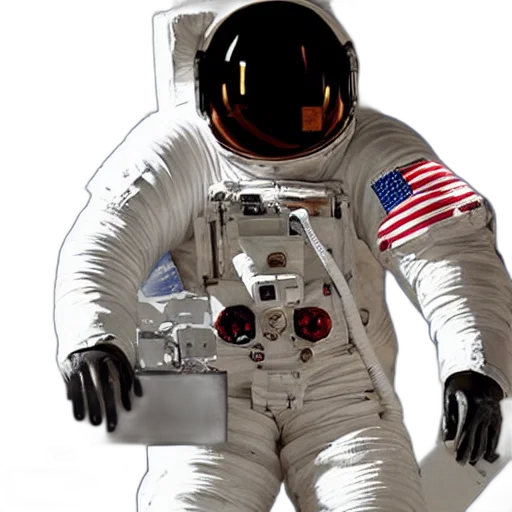 jacket, concept art, outer space, astronaut transparent PNG cut-out