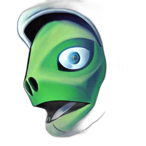 mask, face, robot, creature transparent PNG cut-out