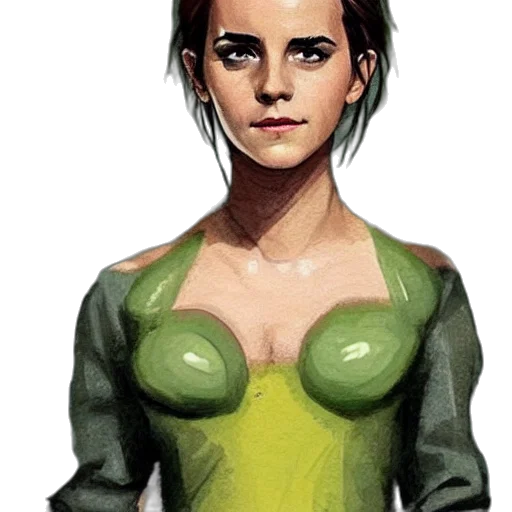 dress, face, jacket, comic book art transparent PNG cut-out