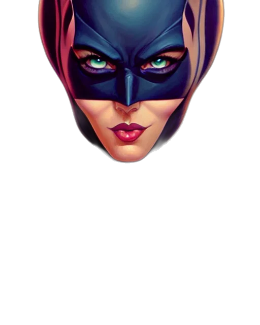 mask, face, comic book art, fantasy art transparent PNG cut-out