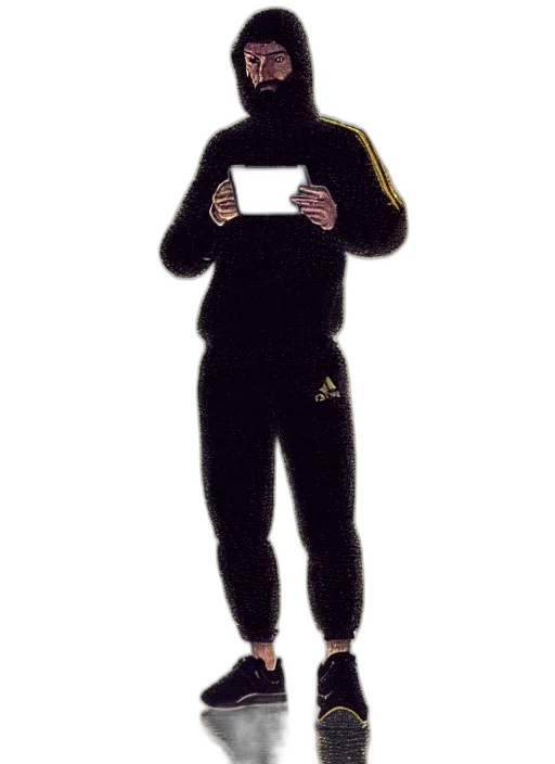jacket, staff, mask, animal transparent PNG cut-out