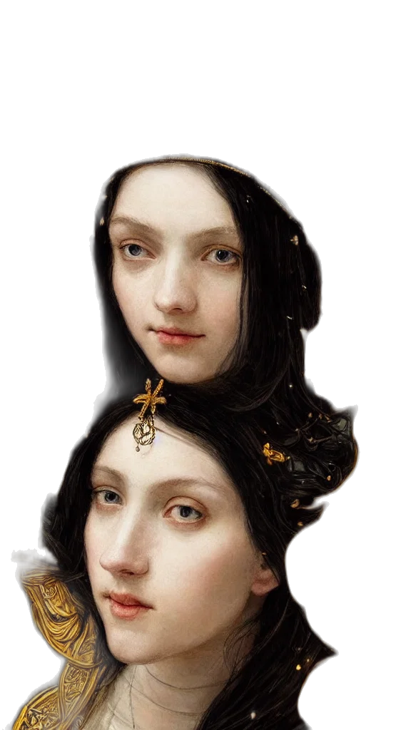 face, crown, jewelry, mask transparent PNG cut-out