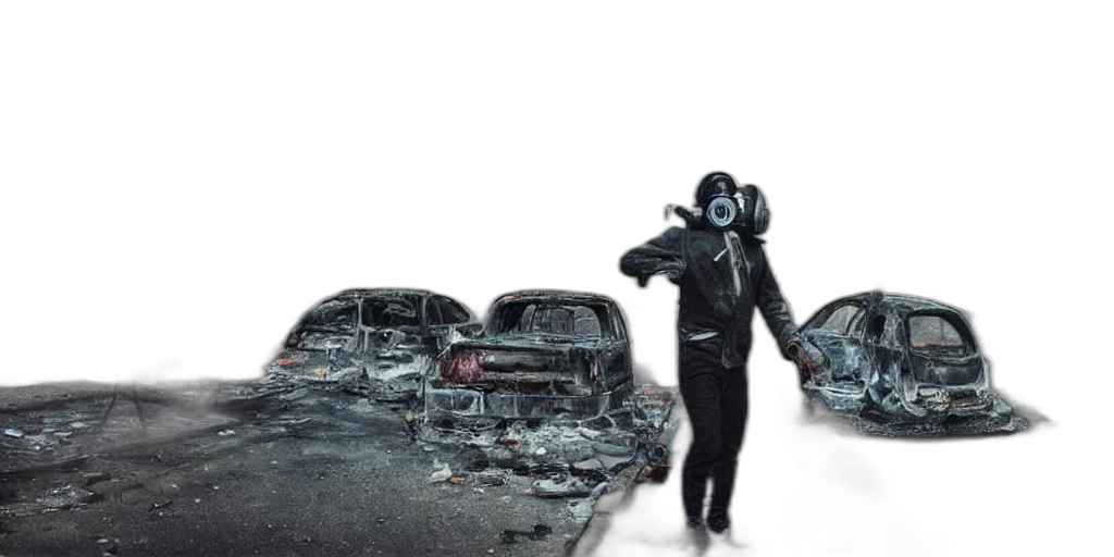car, mask, concept art, outer space transparent PNG cut-out