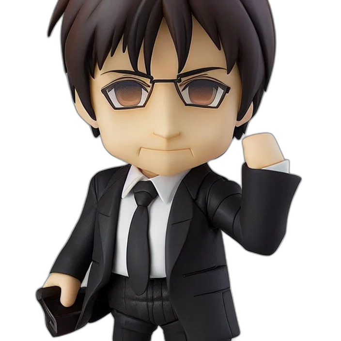 3d render, cartoon, concept art, pacino transparent PNG cut-out