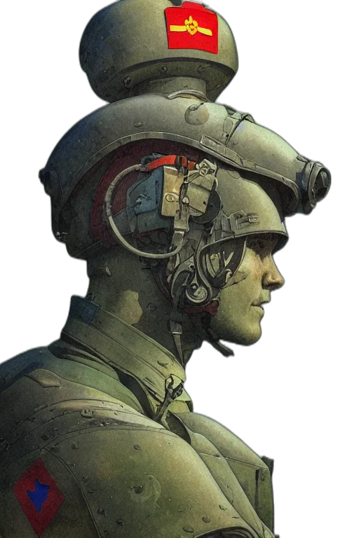 robot, face, hat, mask transparent PNG cut-out