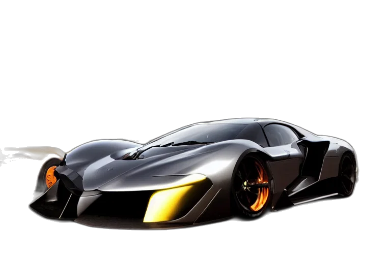 car, concept art, 3d render, photorealistic transparent PNG cut-out