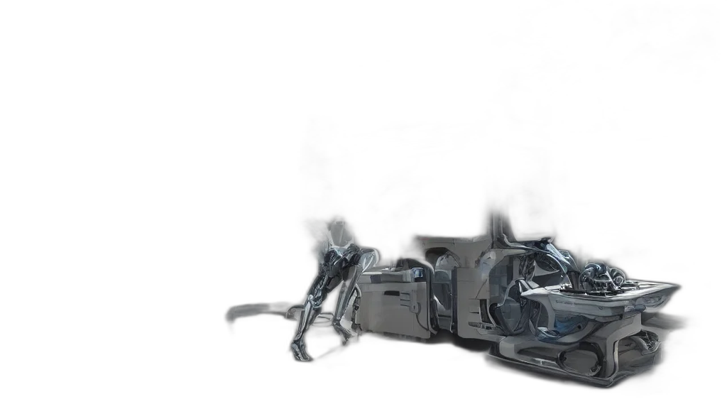 robot, weapon, car, shoes transparent PNG cut-out