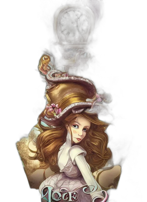 crown, hat, dress, staff transparent PNG cut-out