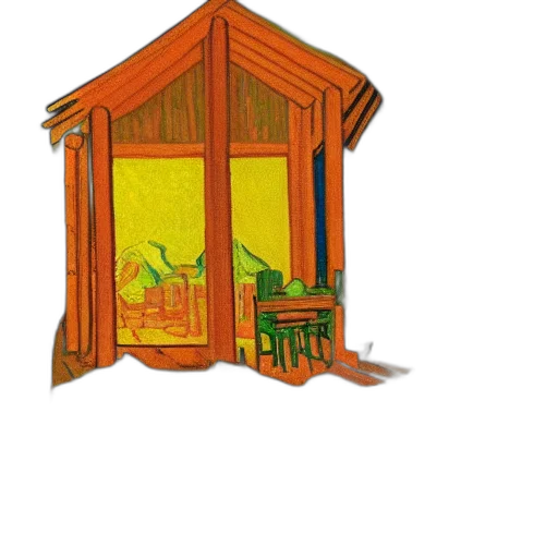 furniture, building, concept art, 3d render transparent PNG cut-out