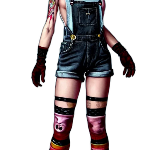 cyberpunk, concept art, 3d render, pixel art transparent PNG cut-out