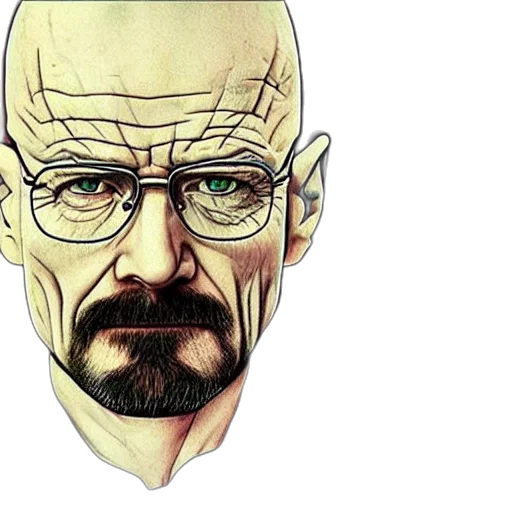 face, mask, comic book art, cartoon transparent PNG cut-out