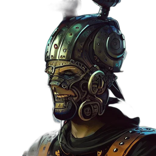 mask, face, robot, staff transparent PNG cut-out
