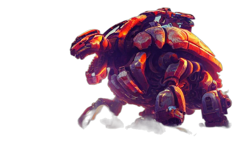 creature, robot, animal, concept art transparent PNG cut-out