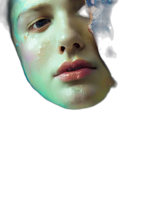 face, mask, creature, bottle transparent PNG cut-out