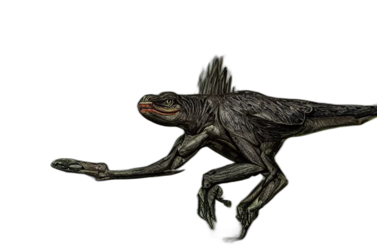 creature, dragon, animal, staff transparent PNG cut-out