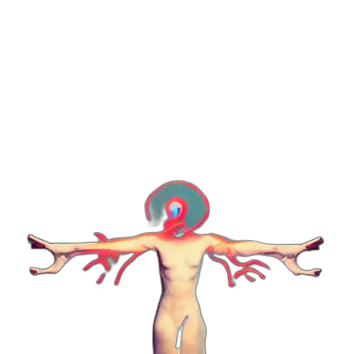 staff, creature, robot, crown transparent PNG cut-out