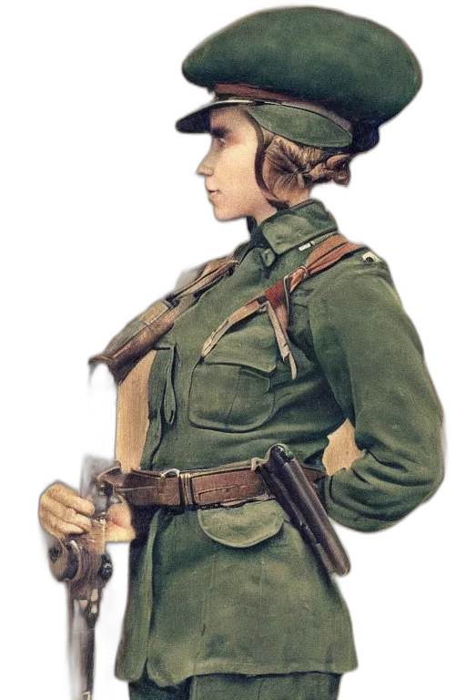 staff, hat, jacket, weapon transparent PNG cut-out