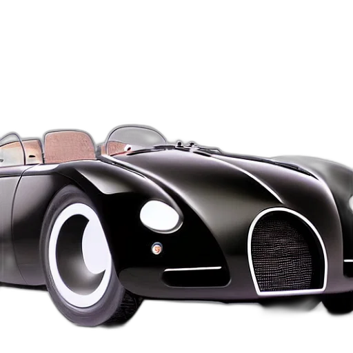 car, 3d render, concept art, photorealistic transparent PNG cut-out