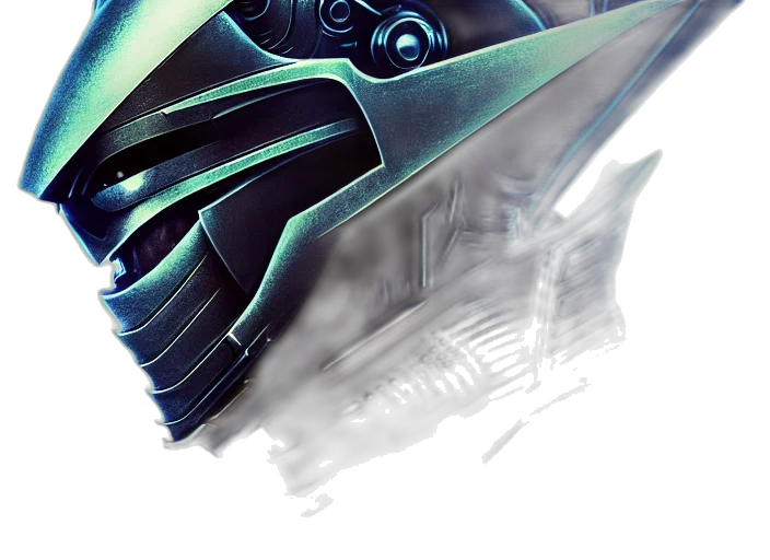 weapon, sword, robot, mask transparent PNG cut-out