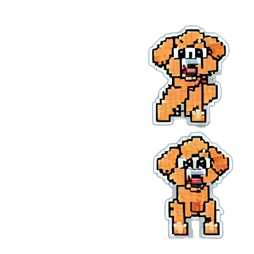 pixel art, cartoon, concept art, monochrome transparent PNG cut-out