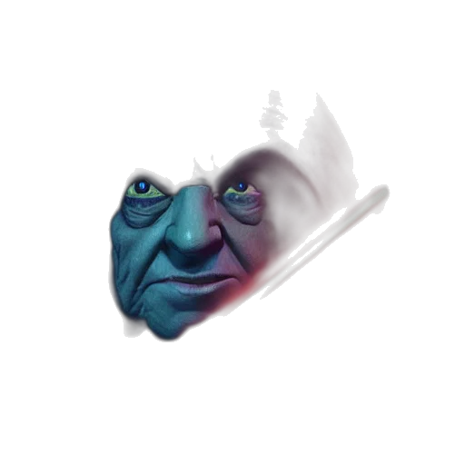 mask, face, staff, creature transparent PNG cut-out