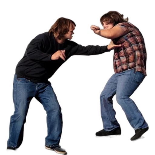 weapon, jacket, sword, hair transparent PNG cut-out