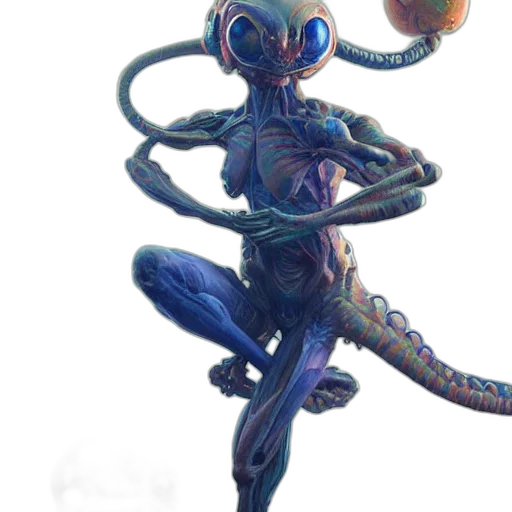 staff, creature, robot, dragon transparent PNG cut-out