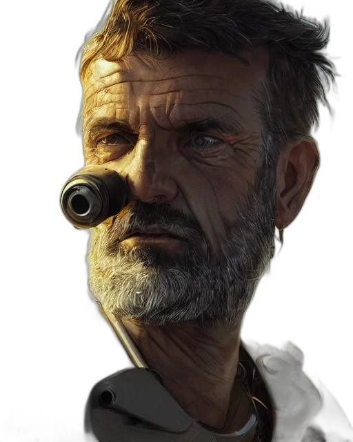 face, mask, staff, robot transparent PNG cut-out