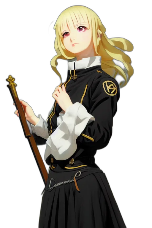 staff, sword, weapon, jacket transparent PNG cut-out