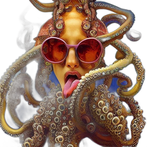 creature, mask, concept art, fantasy art transparent PNG cut-out